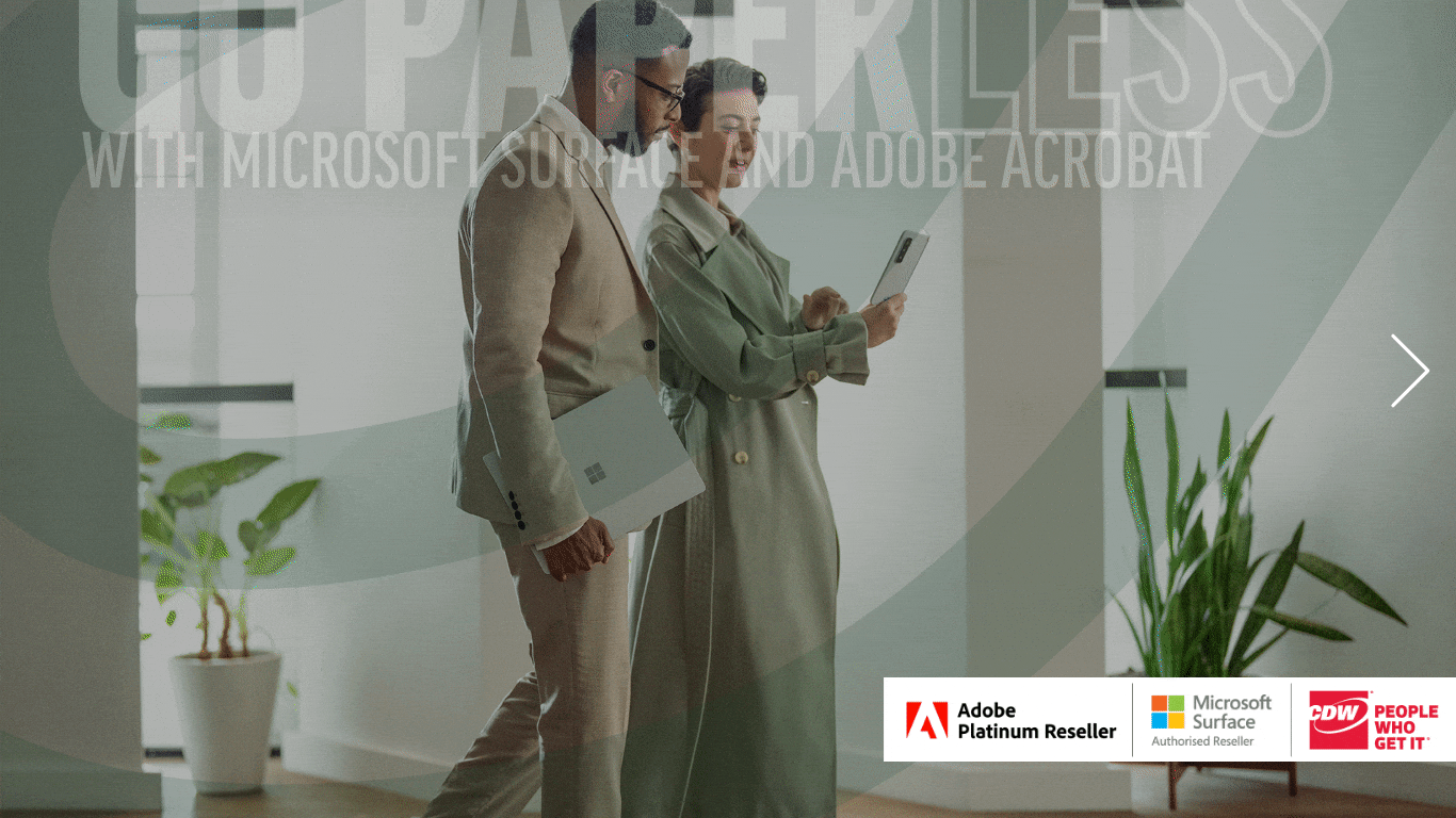 Go Paperless with Microsoft Surface and Adobe Acrobat